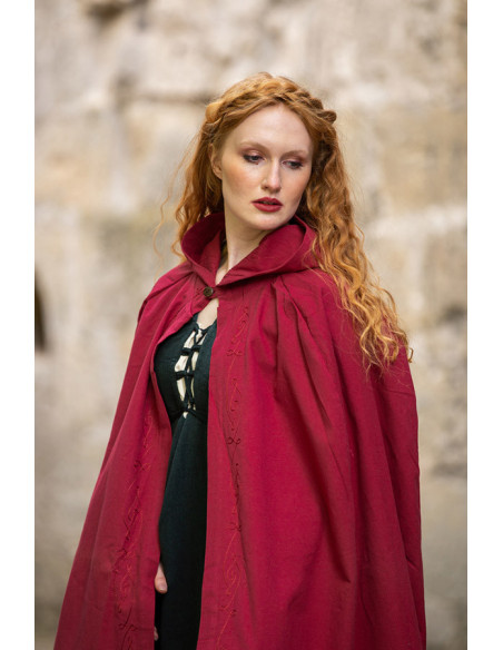 Erna medieval cotton cape with...