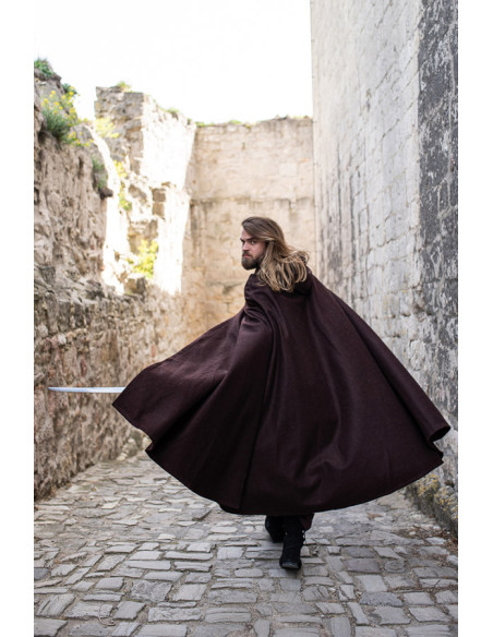 Medieval woolen cape Tjark model,...