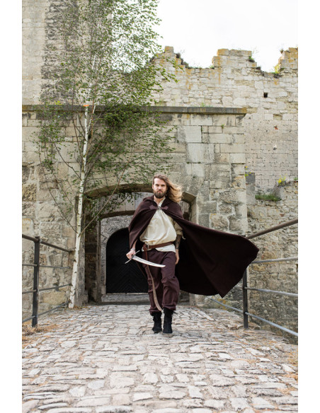 Medieval woolen cape Tjark model,...