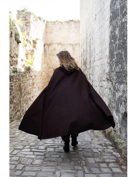 Medieval woolen cape Tjark model,...