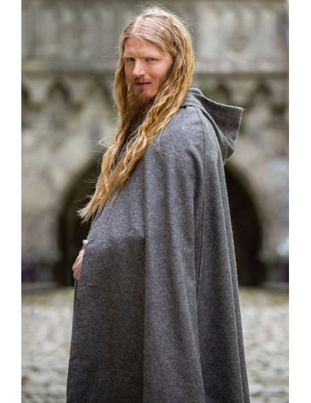 Medieval woolen cape Tjark model,...
