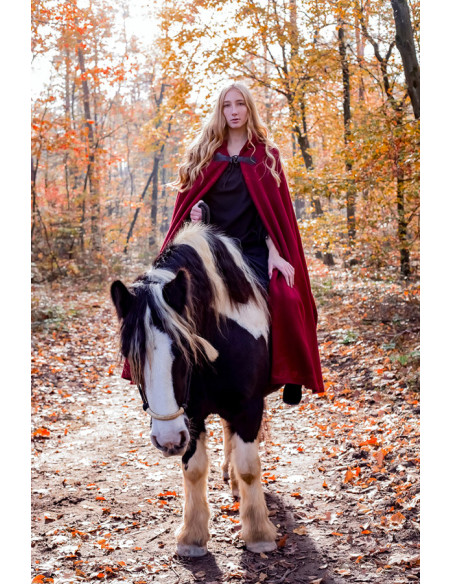 Medieval cape with embroidery and...