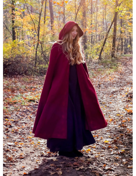 Medieval cape with embroidery and...