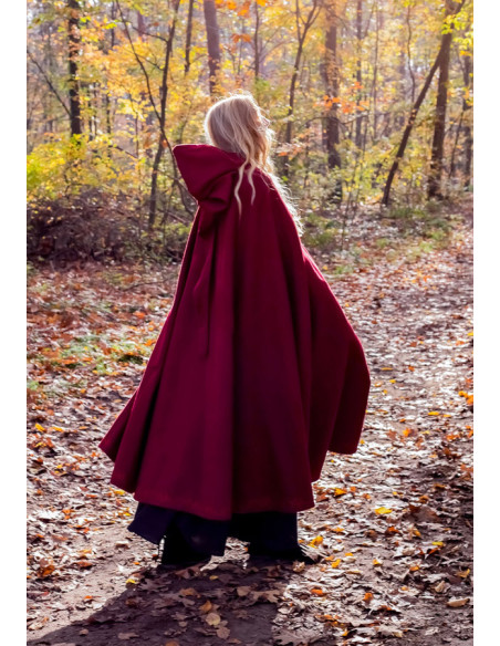 Medieval cape with embroidery and...