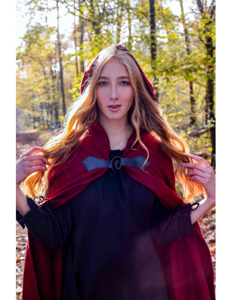 Medieval cape with embroidery and...