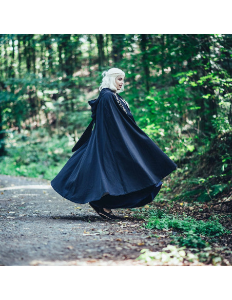 Medieval cape with embroidery Lyra...
