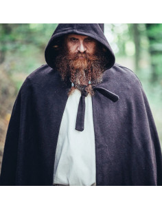 Raik model long medieval cape, brown 160 cm.