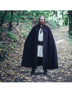 Raik model long medieval cape, brown 160 cm. 2