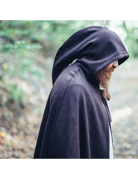 Raik model long medieval cape, brown...