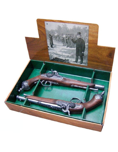 Set 2 Italian dueling pistols, 1825 Set 2 Italian dueling pistols, 1825