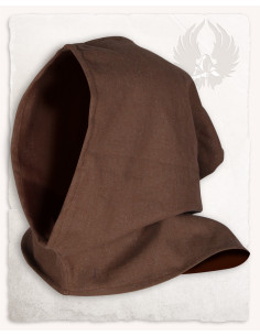Brown vintage Bron cotton canvas hood