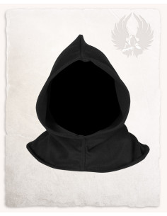 Vintage black Bron hood in wool