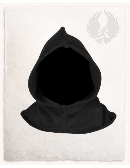 Vintage black Bron hood in wool Vintage black Bron hood in wool