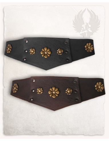 Wide belt for women Elina, medieval bodice type, in various colors