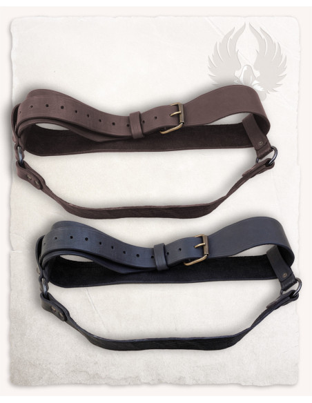 Geralt medieval double belt in 2 pieces