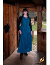 Medieval and Renaissance dress Adelina woman in Misty blue