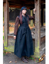 Medieval dress peasant woman Adelina in black