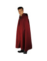 Medieval woolen cape Tjark model, red color