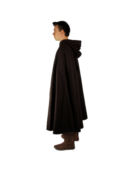 Short medieval cape with buckle...