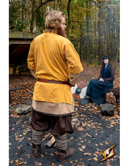 Mustard yellow Jolner cotton medieval... Mustard yellow Jolner cotton medieval...