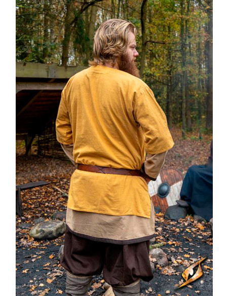 Mustard yellow Jolner cotton medieval... Mustard yellow Jolner cotton medieval...