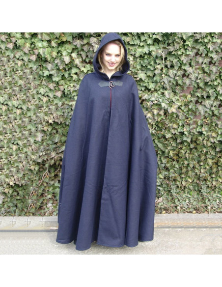 Medieval long wool cape model Hero,...