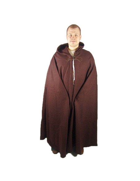 Medieval long wool cape model Hero,...