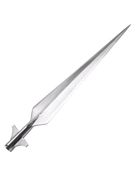 Winged medieval spearhead, length 61 cm.