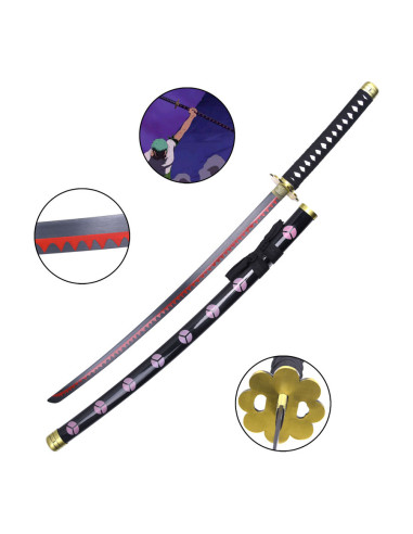 Mini katana Shusui Wado Ichimonji de Zoro de One Piece ⚔️ Loja