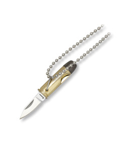 Keychain bullet pendant knife, blade 3 cm.