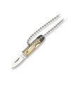 Keychain bullet pendant knife, blade 3 cm.