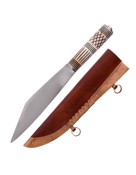 Viking Seax dagger with bone handle