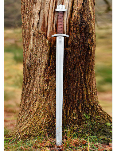 Viking sword pommel 3 lobes for practices, short version