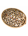 Celtic Brooch Openwork Knot Oval
