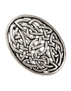Celtic Brooch Openwork Knot Oval 2