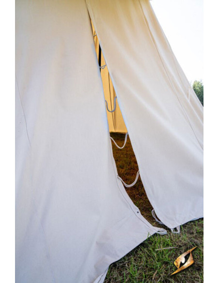 Medieval tent for intrepid warriors,...