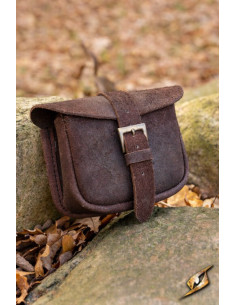 Small medieval warrior bag in various colors, 15 x 15 cm.