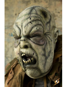 Great Rotten Zombie Head Mask, in green (59-61 cms.) 2