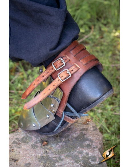 Articulated medieval scarps or sabatons