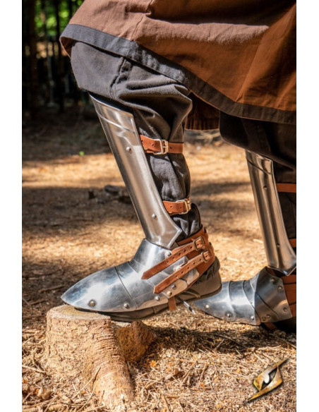 Articulated medieval scarps or sabatons