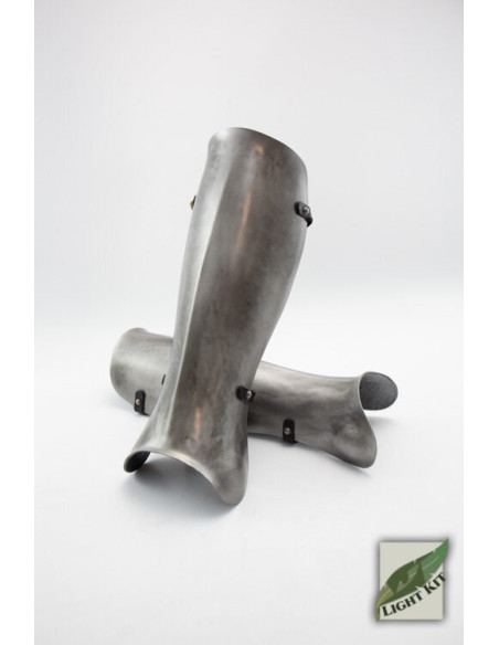 Polished Steel Mercenary Greaves