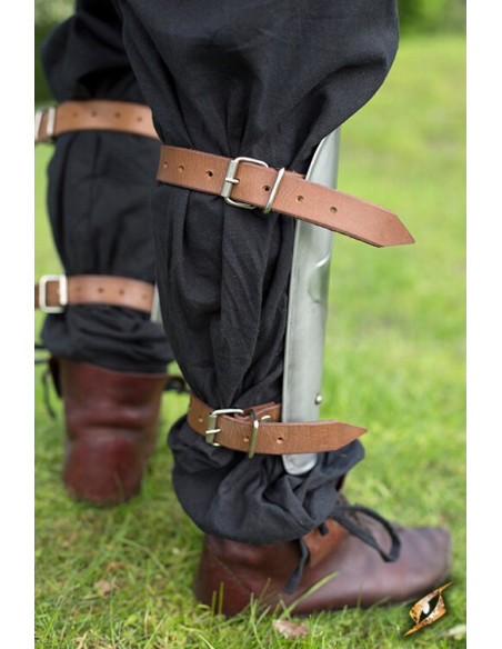 Medieval greaves of the King in...