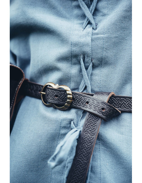 Celta long leather belt Merle model,...