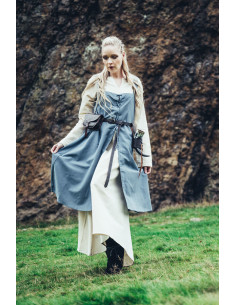 Celta long leather belt Merle model, brown color 2