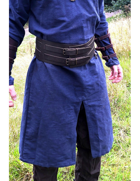 Viking belt Solveig model, dark brown...