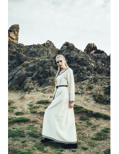 Celta long leather belt Merle model, black color 2