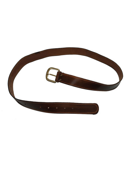 Medieval belt in dark brown...