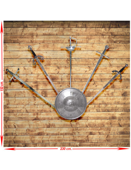 Panoply (1) with five real and...