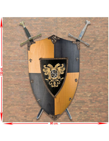 Panoply Medieval Shield Toledo +...