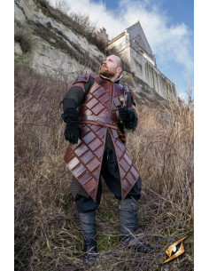 Lumberjack Warrior's Brigantine Armor in Dark Brown